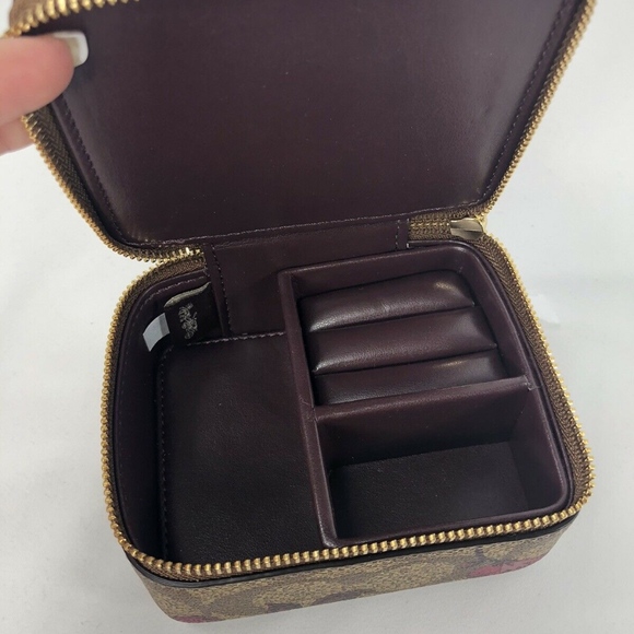 Coach | Jewelry | Coach Jewelry Box In Signature Canvas Victorian ...
